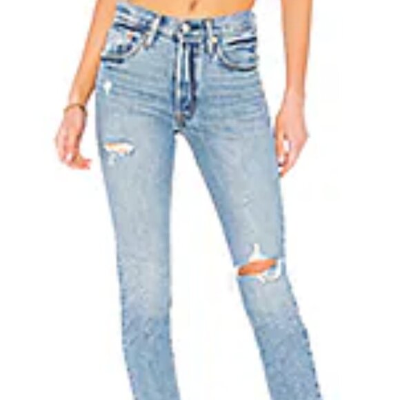 Levi's Jeans Premium 501 S Skinny High Rise Button Fly Size 26 #PC9-29502-0034 - Picture 2 of 16